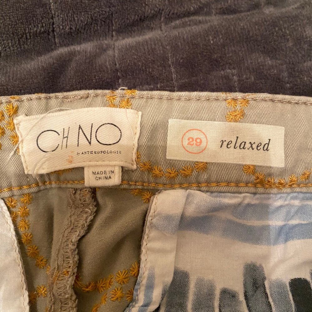 Patterned Chinos - image 3